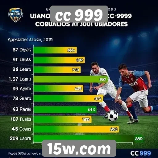 Estatísticas de usuários ativos no cc 999